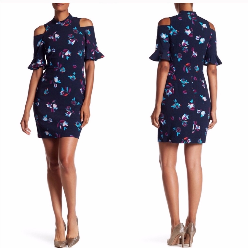 Rebecca Taylor Cold Shoulder Dress